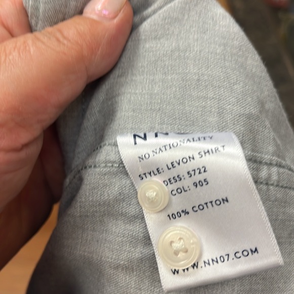 Nn07 Levon button down shirt - Picture 4 of 5